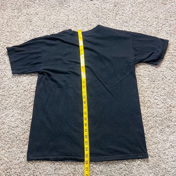 Black on Black Matte Nice Kicks Logo Sneaker Casual Tee Medium - Picture 3 of 4